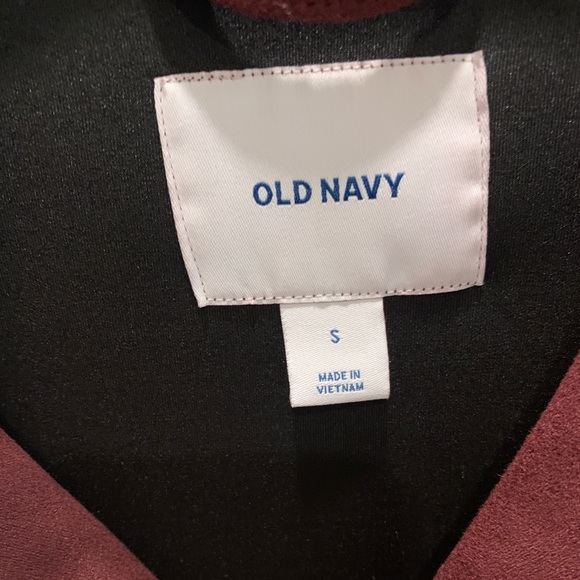 NWOT! OLD NAVY - burgundy faux suede jacket, size S, in perfect condition - Picture 7 of 7